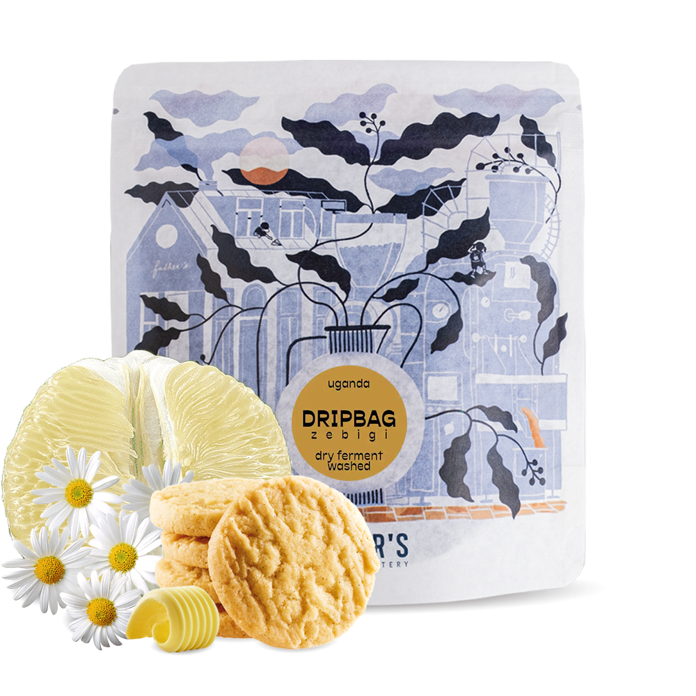 Výběrová káva Father's Coffee Roastery Uganda ZEBIGI - drip sáčky 5ks/bal.