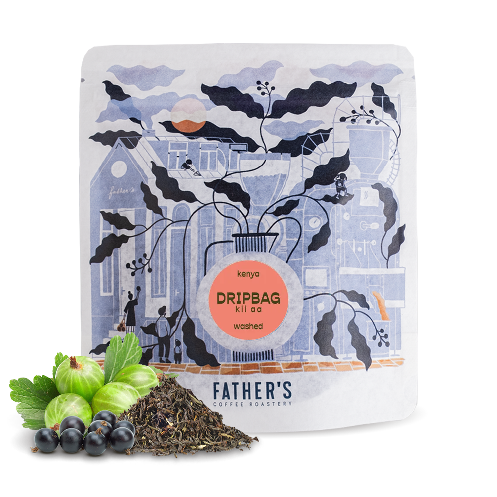 Výběrová káva Father's Coffee Roastery Keňa KII AA - drip sáčky 5ks/bal.