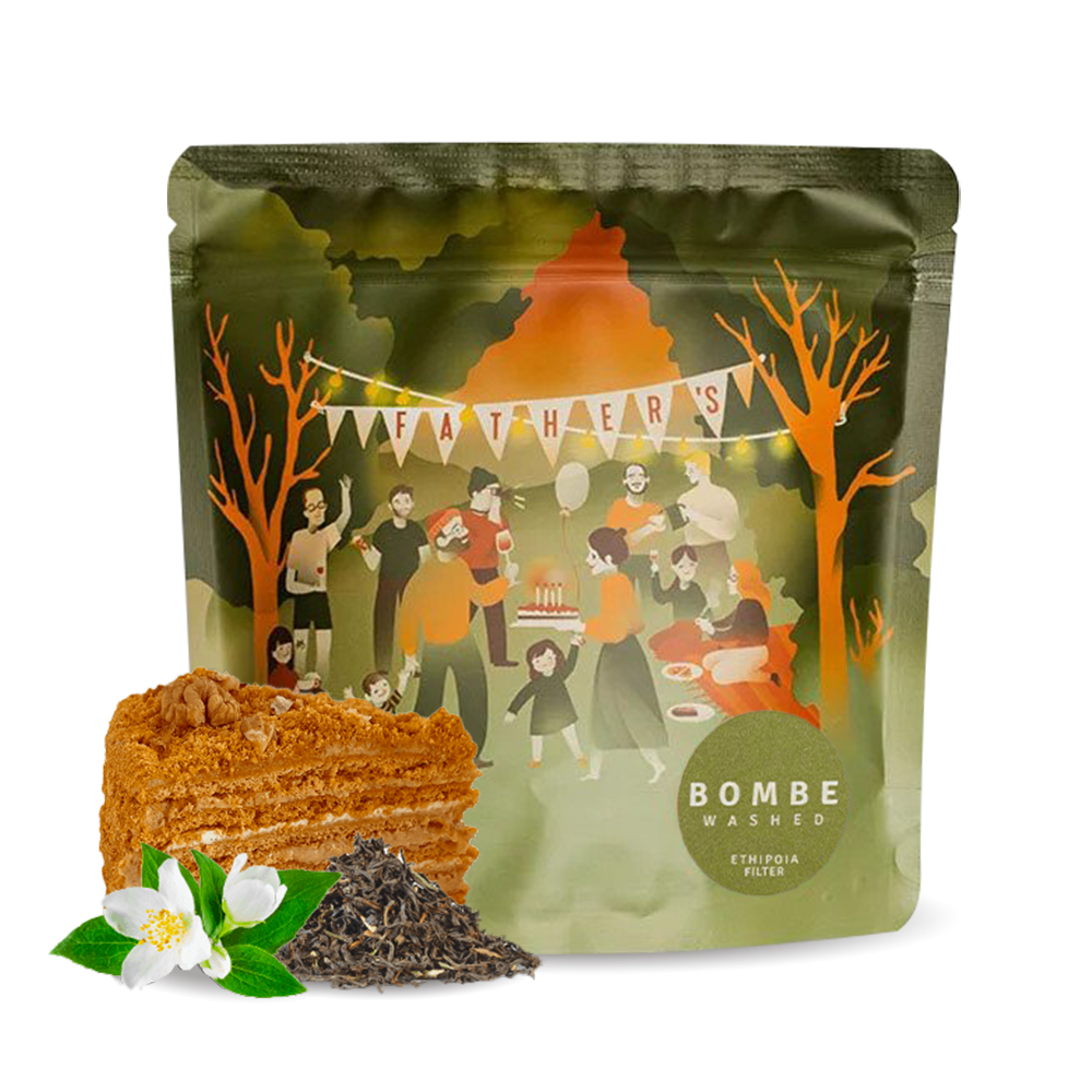 Výběrová káva Father's Coffee Roastery Etiopie BOMBE - 2021