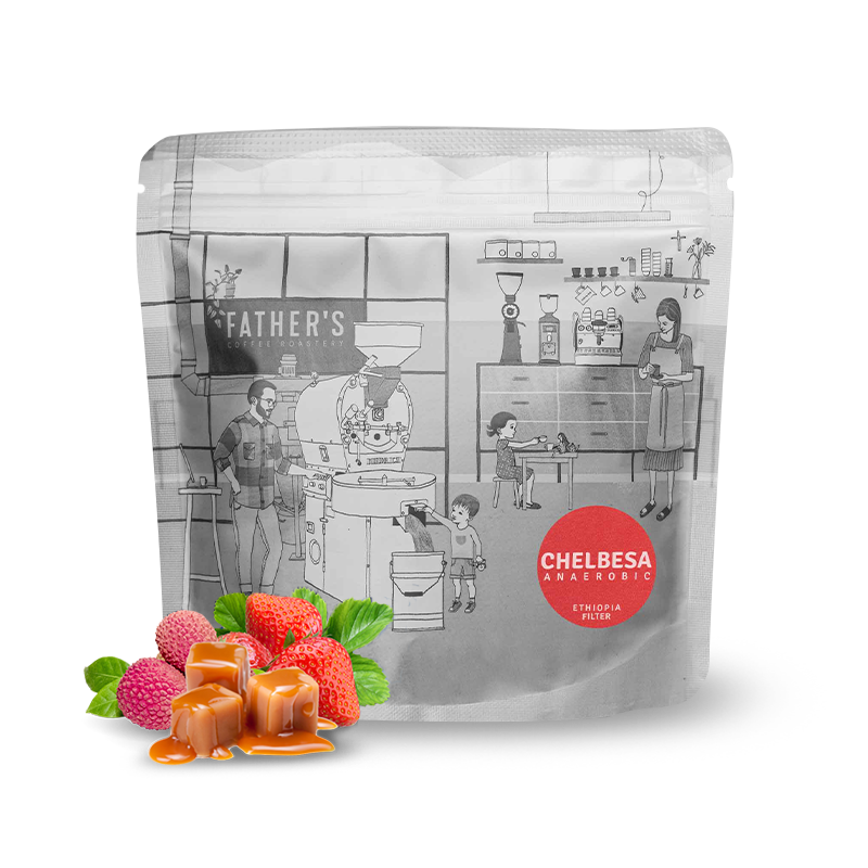 Výběrová káva Father's Coffee Roastery Etiopie CHELBESA - anaerobní