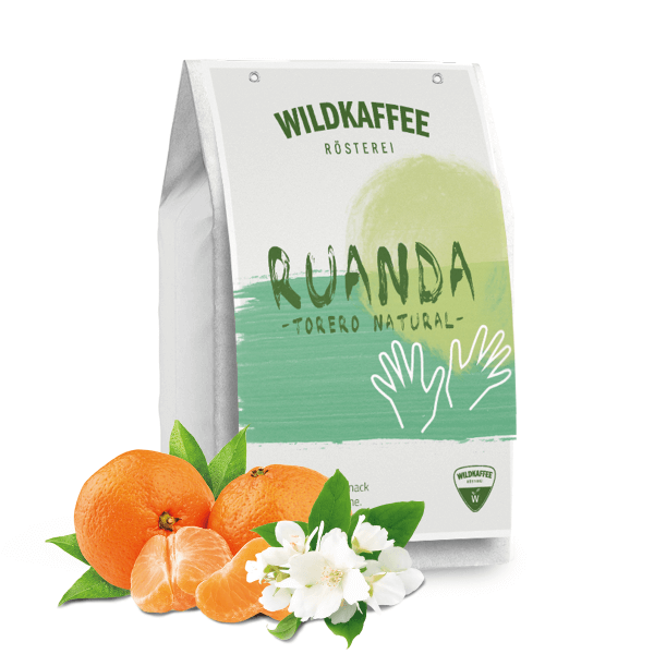 Výběrová káva Wildkaffee Rösterei Rwanda TORERO