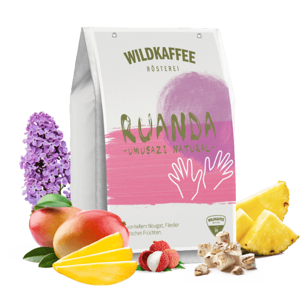 Výběrová káva Wildkaffee Rösterei Rwanda UMUSAZI 