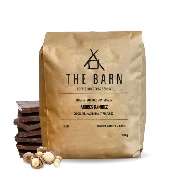 Výběrová káva The Barn Guatemala ANDRES RAMIREZ - 1000g