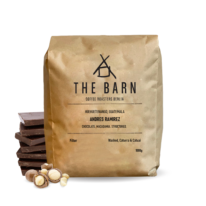 Výběrová káva The Barn Guatemala ANDRES RAMIREZ - 1000g