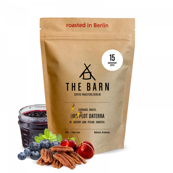 Výběrová káva The Barn Brazílie OUR PLOT DATERRA - 15th Anniversary coffee
