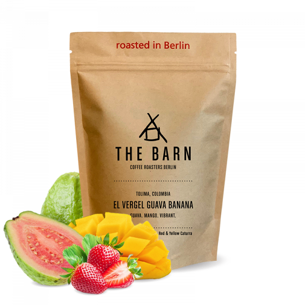 Výběrová káva The Barn Kolumbie GUAVA BANANA