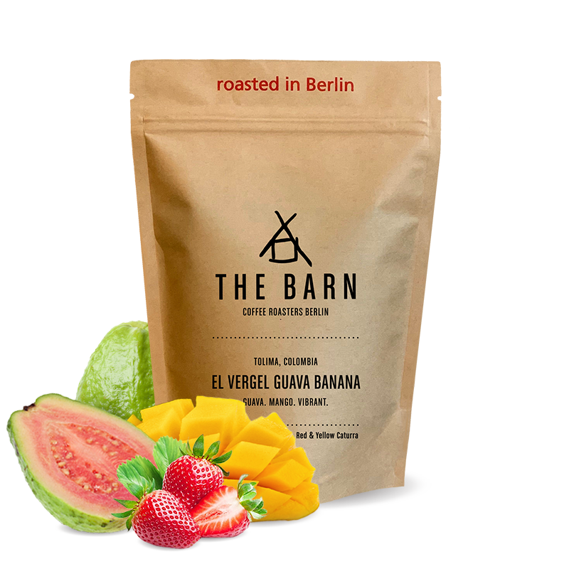 Výběrová káva The Barn Kolumbie GUAVA BANANA