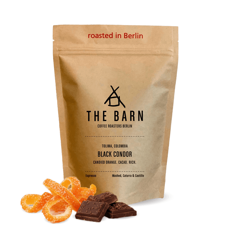 Výběrová káva The Barn Kolumbie BLACK CONDOR