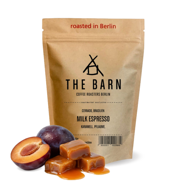 Výběrová káva The Barn Brazílie MILK ESPRESSO