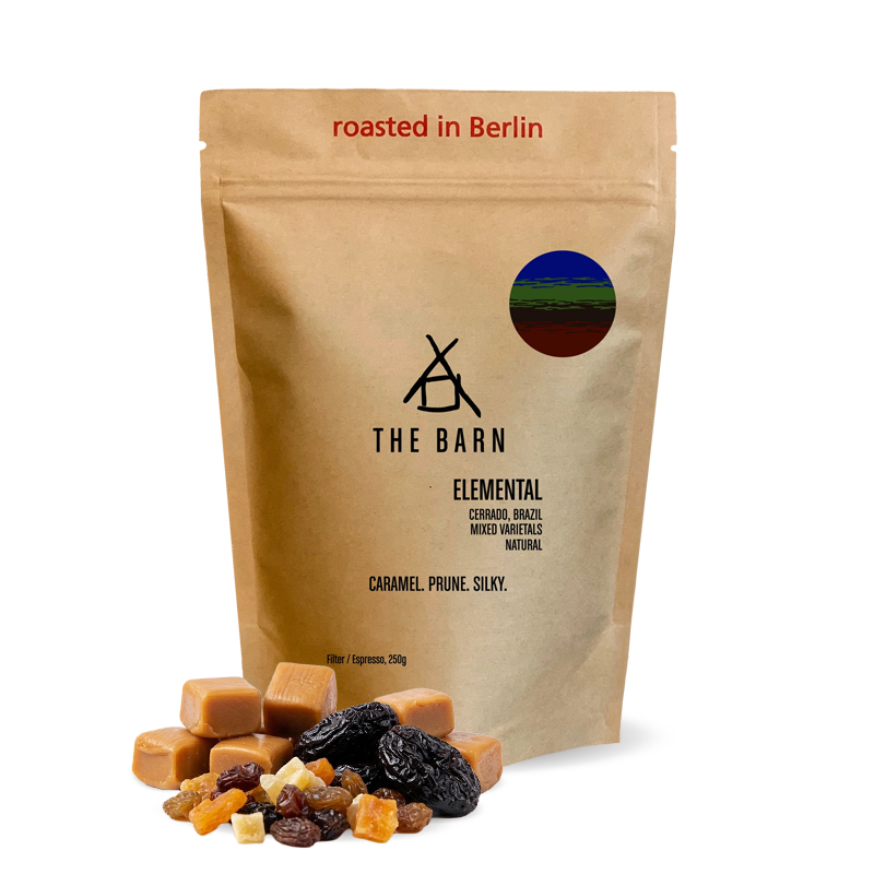 Výběrová káva The Barn Brazílie ELEMENTAL COFFEE