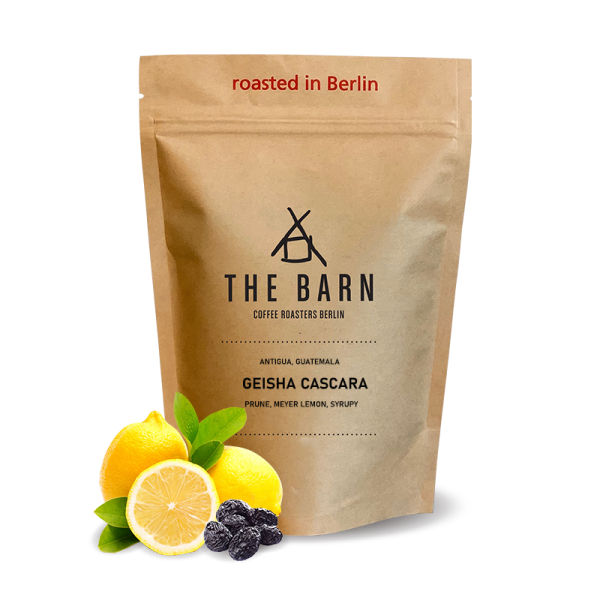 Výběrová káva The Barn Guatemala ANTIGUA - geisha cascara