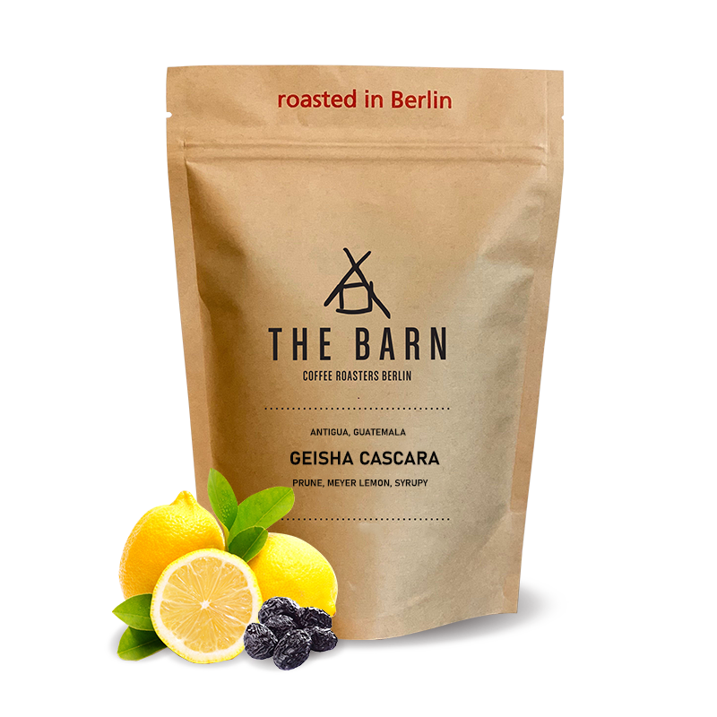 Výběrová káva The Barn Guatemala ANTIGUA - geisha cascara