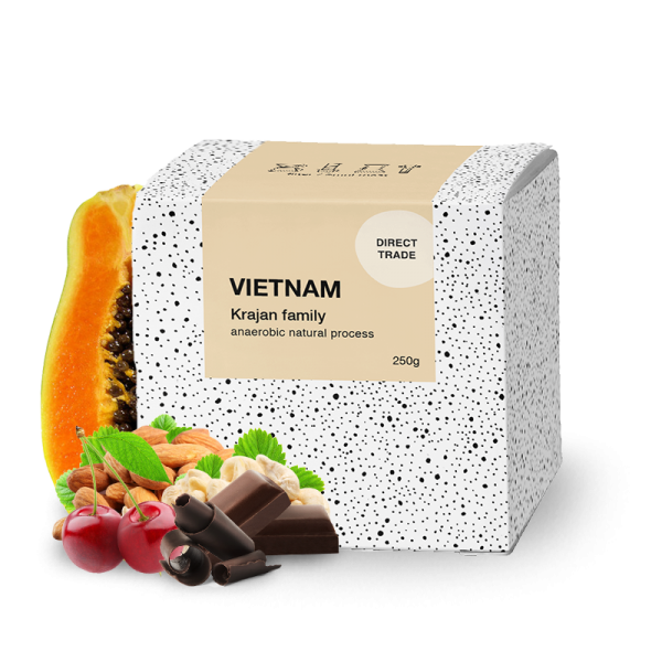 Výběrová káva BeBerry Coffee Vietnam KRAJAN - anaerobic