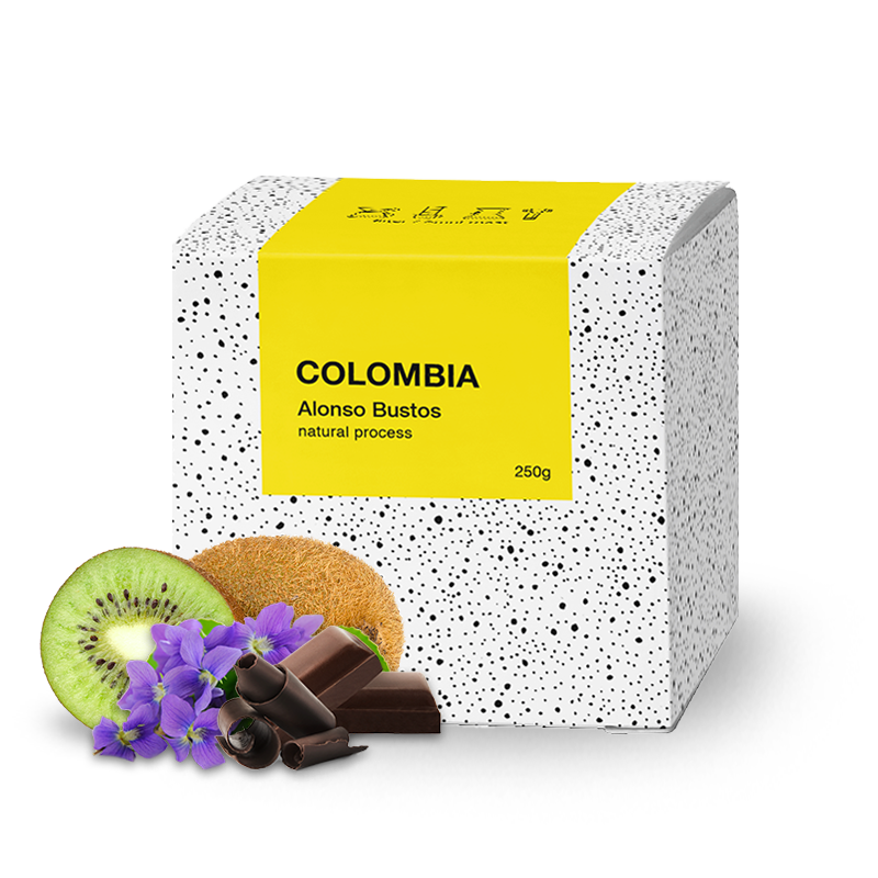 Výběrová káva BeBerry Coffee Kolumbie ALONSO BUSTOS