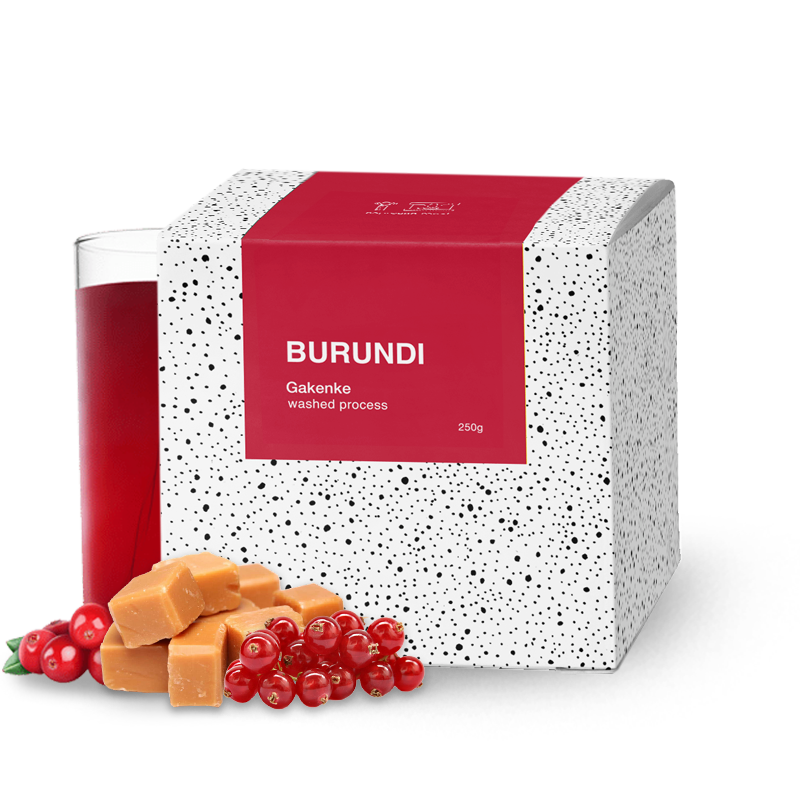 Výběrová káva BeBerry Coffee Burundi GAKENKE - espresso - 1000g 