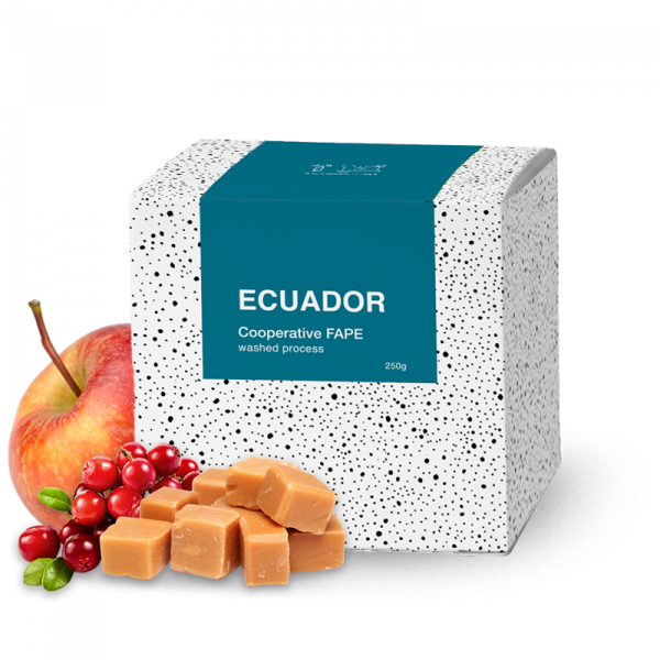 Výběrová káva BeBerry Coffee Ekvádor COOPERATIVE FAPE