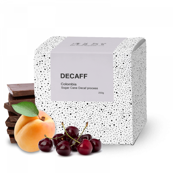 Výběrová káva BeBerry Coffee Kolumbie DECAFF - bezkofeinová