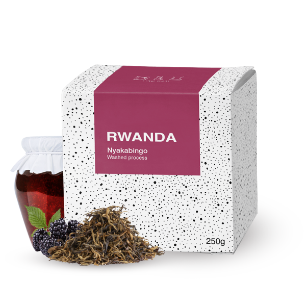 Výběrová káva BeBerry Coffee Rwanda NYAKABINGO