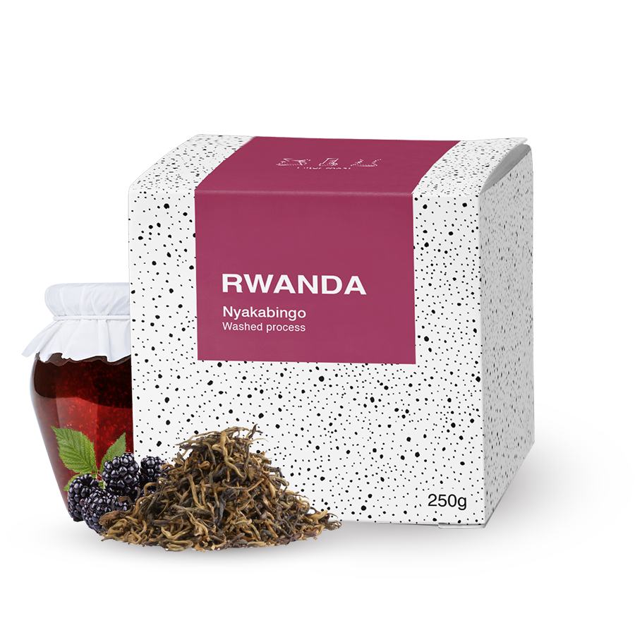Výběrová káva BeBerry Coffee Rwanda NYAKABINGO