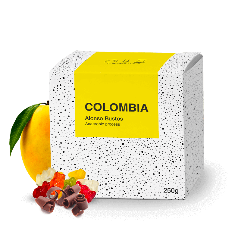 Výběrová káva BeBerry Coffee Kolumbie ALONSO BUSTOS - 250g