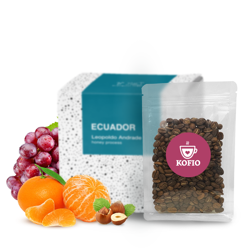 Výběrová káva BeBerry Coffee Ekvádor LEOPOLDO ANDRADE - vzorek