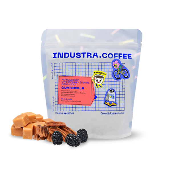 Výběrová káva Industra Coffee Guatemala ASPROCDEGUA