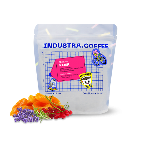 Výběrová káva Industra Coffee Keňa NJOWA