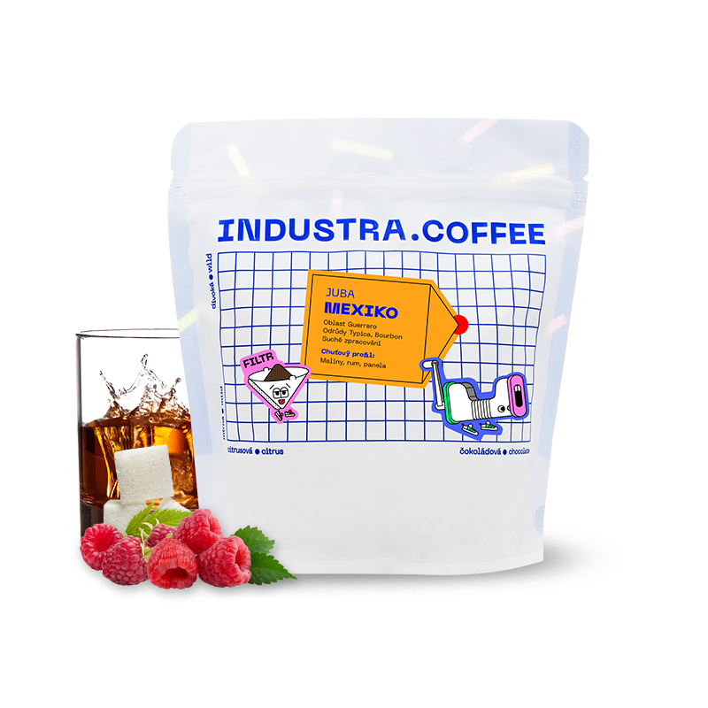 Výběrová káva Industra Coffee Mexiko JUBA