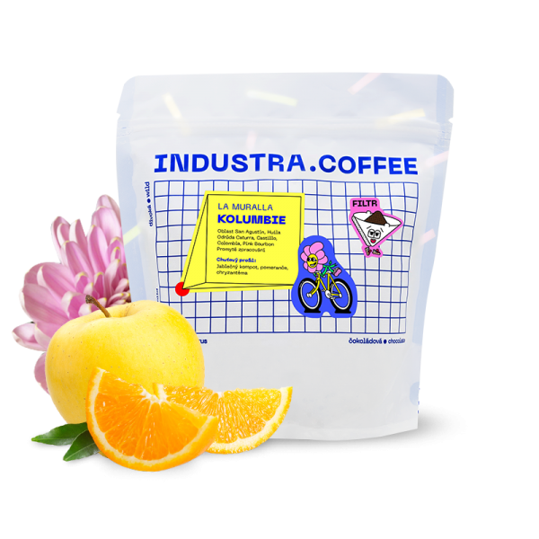 Výběrová káva Industra Coffee Kolumbie LA MURALLA