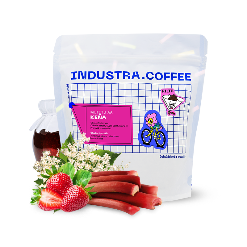 Výběrová káva Industra Coffee Keňa MUTITU AA