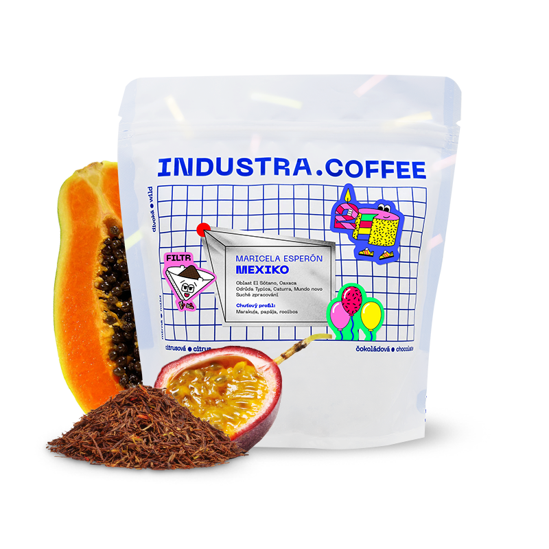 Výběrová káva Industra Coffee Mexiko MARICELA ESPERÓN - narozeninová káva