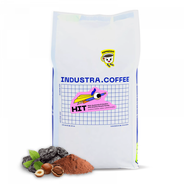 Výběrová káva Industra Coffee HIT ESPRESSO blend - 1000 g