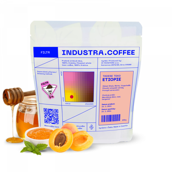 Výběrová káva Industra Coffee Etiopie TADESE TEKO