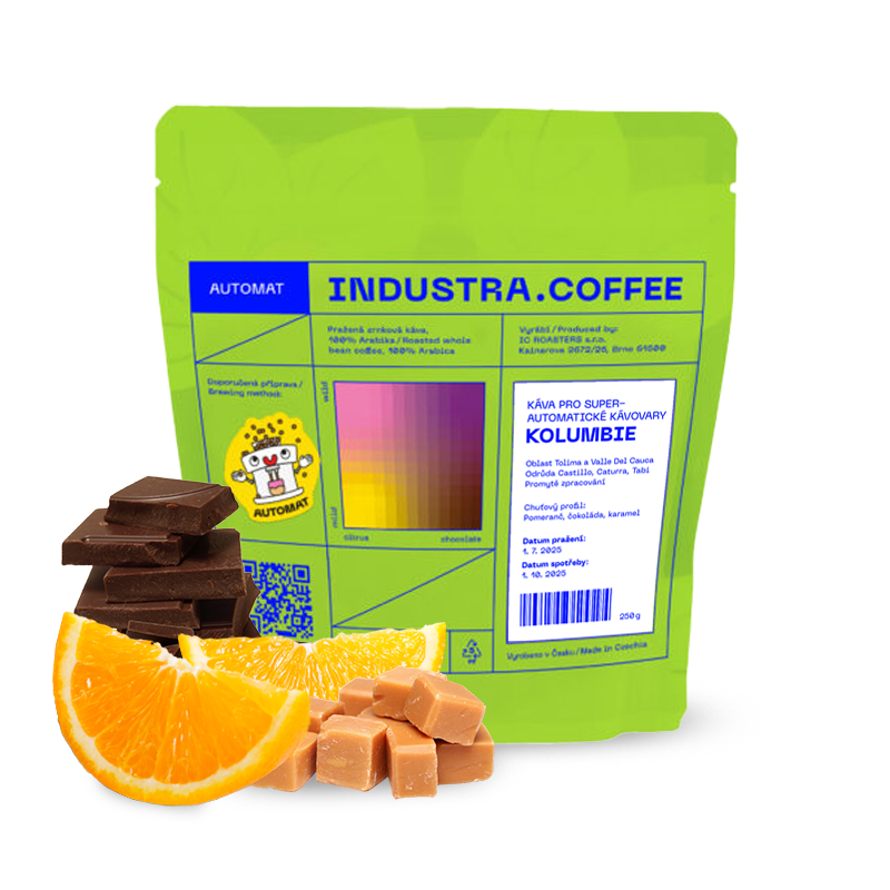 Výběrová káva Industra Coffee AUTOMAT ESPRESSO Blend