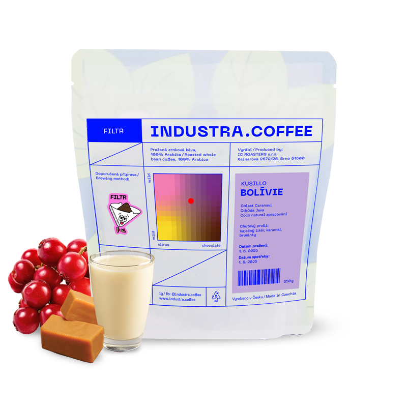 Výběrová káva Industra Coffee Bolívie KUSILLO