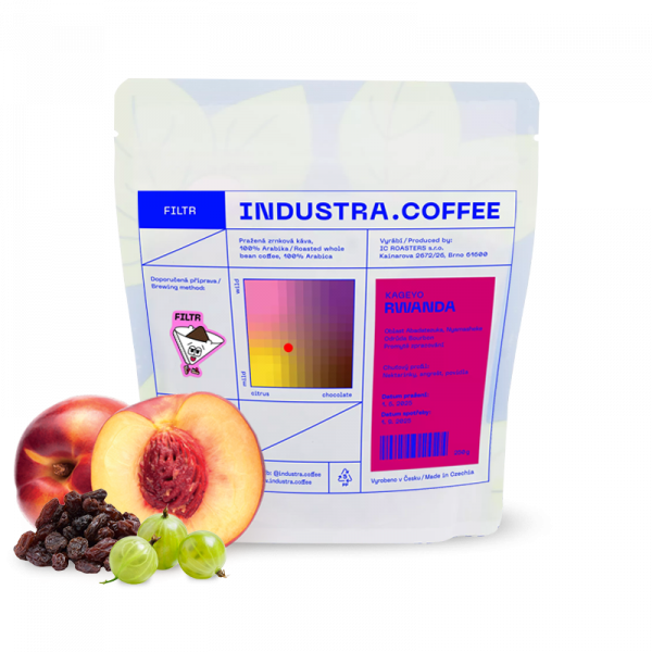 Výběrová káva Industra Coffee Rwanda KAGEYO