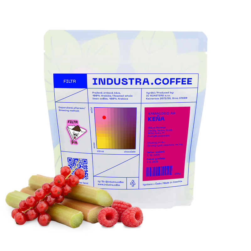 Výběrová káva Industra Coffee Keňa KAMAGOGO