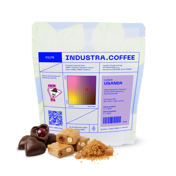 Výběrová káva Industra Coffee Uganda LUNAR