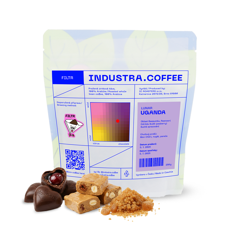 Výběrová káva Industra Coffee Uganda LUNAR