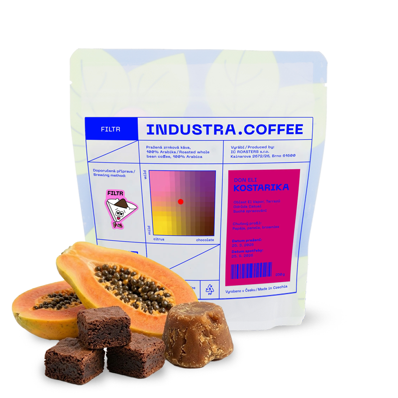 Výběrová káva Industra Coffee Kostarika DON ELI