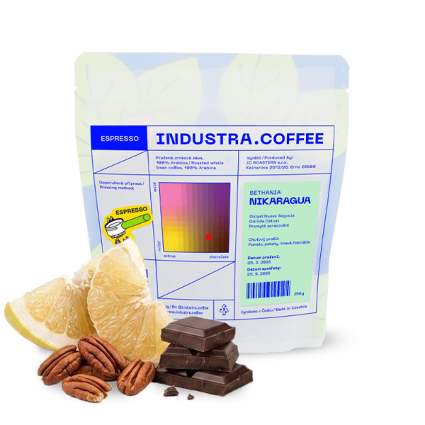 Výběrová káva Industra Coffee Nikaragua BETHANIA