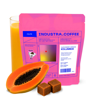 Kolumbie ALEXANDER VARGAS - Tomova soutěžní káva - Industra Coffee