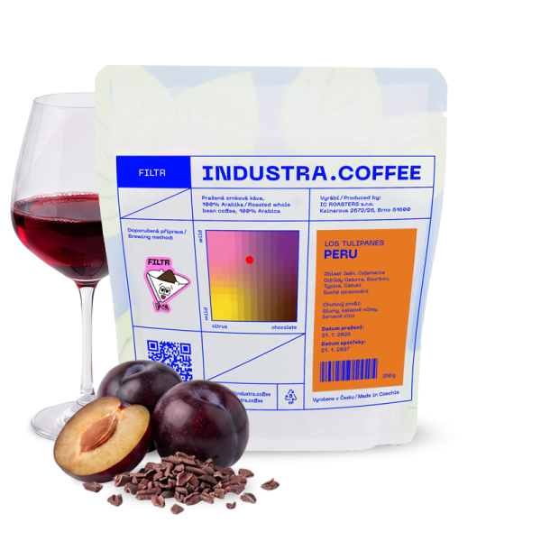 Výběrová káva Industra Coffee Peru LOS TULIPANES