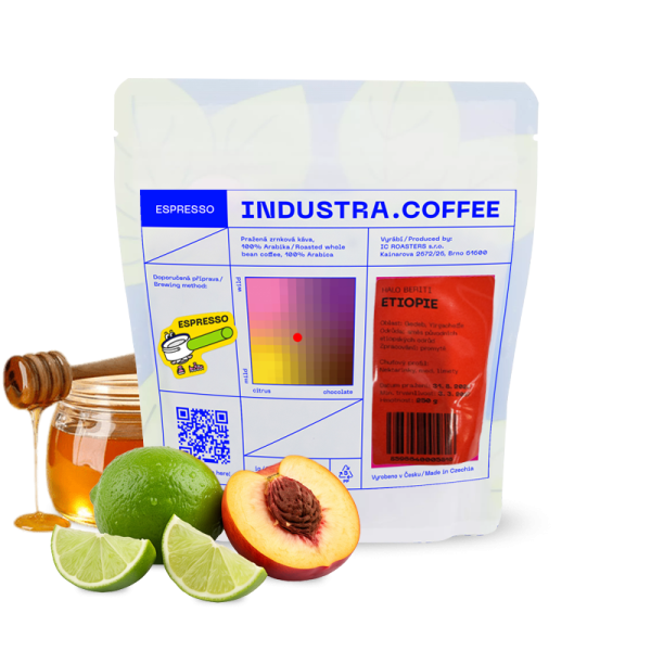 Výběrová káva Industra Coffee Etiopie HALO BERITI - espresso