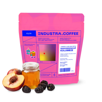Kolumbie WILIAM A LIBARDO ORTIZ - narozeninová káva - 200 g - Industra Coffee