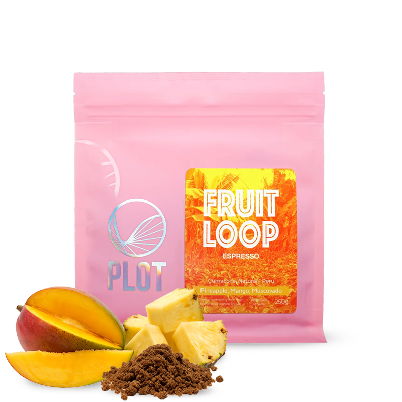 Výběrová káva PLOT roasting Peru FRUIT LOOP