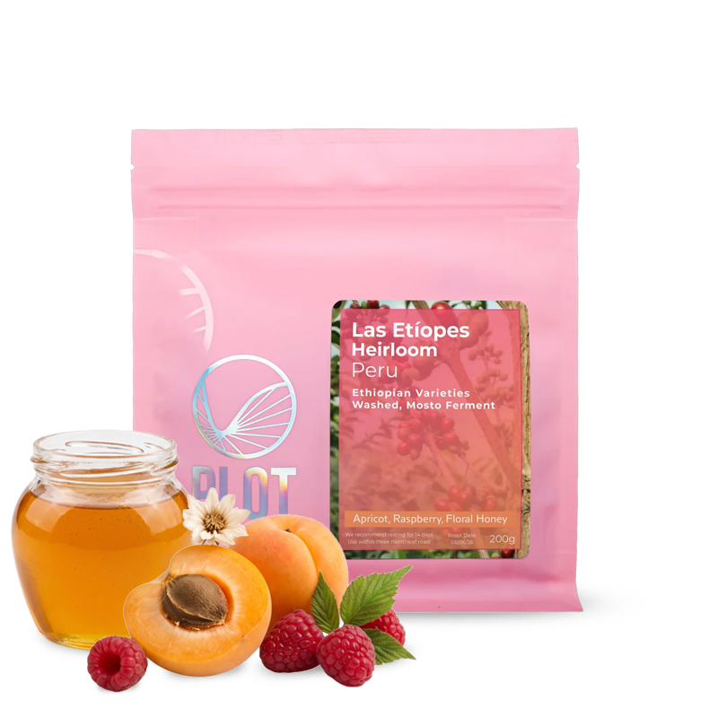 Výběrová káva PLOT roasting Peru LAS ETÍOPES - 200 g