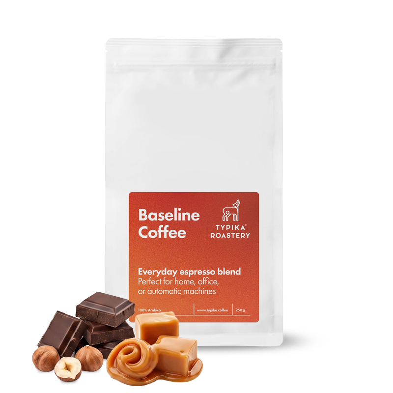 Výběrová káva Typika BASELINE ESPRESSO blend - 1000g
