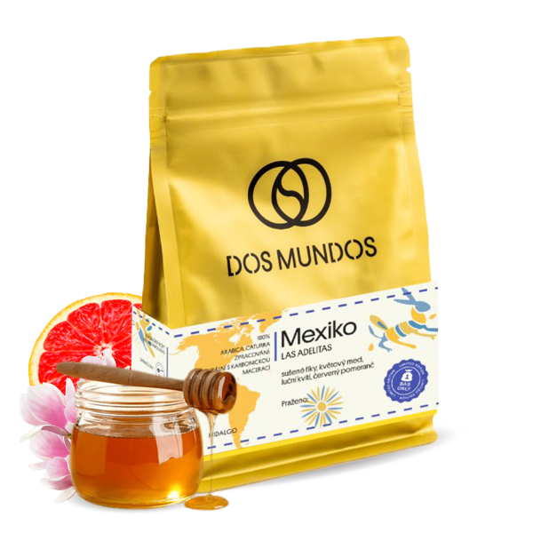 Výběrová káva Dos Mundos Mexiko LAS ADELITAS - limitovaná edice