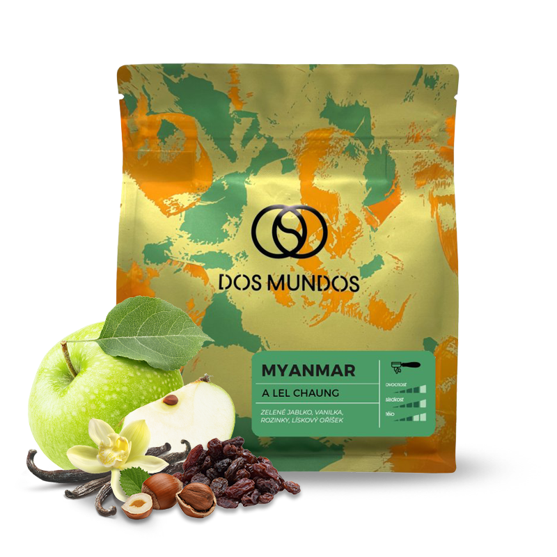 Výběrová káva Dos Mundos Myanmar A LEUL CHANG